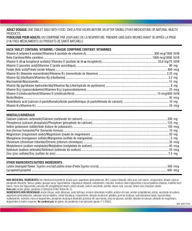 Centrum Adult Select Essentials Multivitamins for Men & Women 50 Plus & Women 50 Plus Multivitamins/Minerals Supplement for Women 50+ 90 Tablets (Packaging May Vary) - Buy Online on GoSupps.com