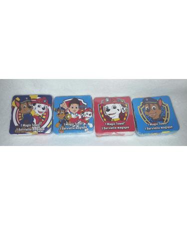 Nickelodeon Nick Jr. Paw Patrol Magic Towel Set of 4 Washcloths