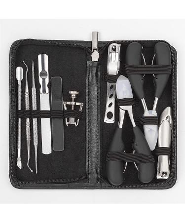 Professional Ingrown Toenail Clippers for Seniors - Podiatrist Toe Nail Cutter for Thick Toenails - Stainless Steel Curved Grooming Kit - Buy Online on GoSupps.com