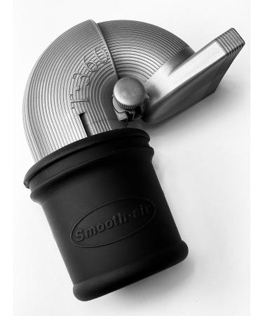 T-360 Blow Dryer Concentrator Nozzle Adapter-Eliminates Frizz-Universal Fit/Works with Pro Quality Hair Dryers BabylissPRO Paul Mitchell Elchim Conair and Many Others. Grey