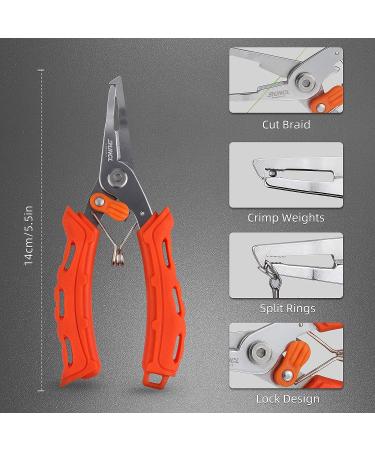 RUNCL Fishing Fillet Knife Combo Set with Sharpener, Pliers, and Tackle Box - 4pc Fishing Tools Kit - Buy Online on GoSupps.com