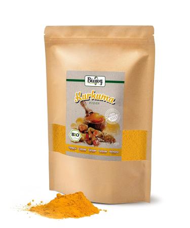 Buy Biojoy Organic Turmeric Powder 1 kg - Premium Ground Turmeric Root (Curcuma longa) - Natural Spice for Cooking and Health - Buy Online on GoSupps.com