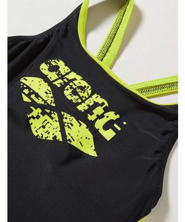 Buy Arena Women's Ba ador 1p Chameleon V Back One Piece Tracksuit - Black/Soft Green | International Shipping Available - Buy Online on GoSupps.com