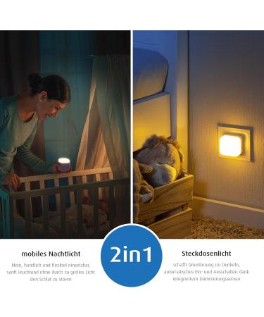 Reer Sleeplight 2in1 Night Light - Cherry Blossom Pink Battery & Socket Operated On-Off & Sensor Mode - International Shipping Available - Buy Online on GoSupps.com