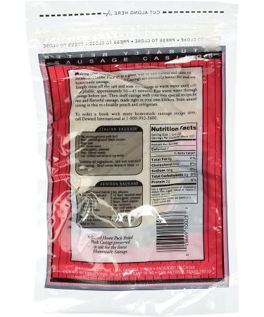 DeWied Natural Hog Casings 8 oz - Home Pack Size - 3 Bags | Premium Quality Casings - Buy Online on GoSupps.com