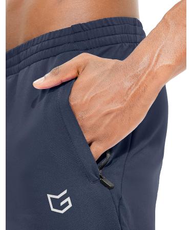 G Gradual Men's Sweatpants 2 Pack - Black/Navy Blue X-Large | Zipper Pockets, Tapered Fit for Running, Exercise & Workout - Buy Online on GoSupps.com
