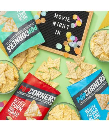 Popcorners Spicy Cheddar Popped-Corn Chips 142g Pack of 8 Spicy Cheddar 142 g (Pack of 8) - Buy Online on GoSupps.com