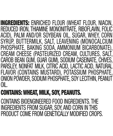 Lance Sandwich Crackers Captain's Wafers Cream Cheese and Chives 8 Ct Box - Buy Online on GoSupps.com