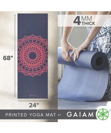 Gaiam Non-Slip Pink Marrakesh Yoga Mat for Yoga, Pilates, and Fitness - Buy Online on GoSupps.com