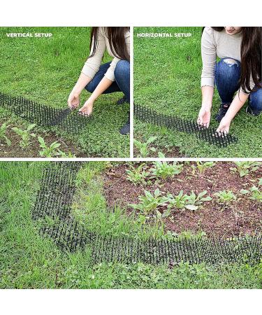 12 Pack Cat Scat Mat (8.07 X 6.1 Inch) with Plastic Spikes Cat Deterrent Mats Scat Mat for Cats Pest Prickle Strips from Digging Include 6 Staples and 6 Zip Ties - Buy Online on GoSupps.com