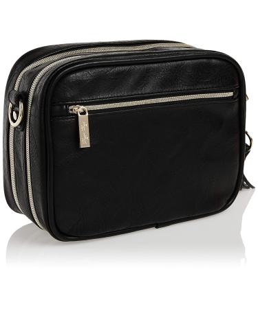 Chelsea + Cole Itzy Ritzy Crossbody Diaper Bag - Black Sweetheart Print | 6 Pockets, Changing Pad & Tassel - Buy Online on GoSupps.com