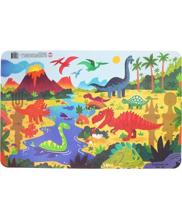 Made in USA Dinosaur Combo: Utensil Set, Plate, Placemat for Toddlers, Infants, Babies & Kids - Safety Tested Materials - Buy Online on GoSupps.com