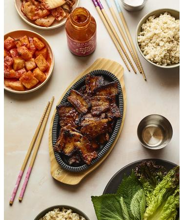 Medium Spicy Korean Bulgogi BBQ Sauce & Marinade 15oz - Gluten-free, Non-GMO, Vegan, OU Kosher (1 pack) - Buy Online on GoSupps.com