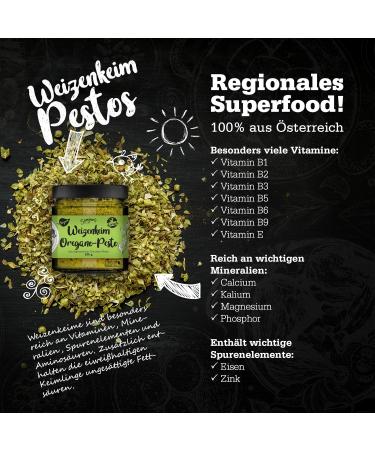  Senger's Sengers Oregano Premium Pesto Vegan Wheat Paste 100% Superfood from Austria 100g - Buy Online on GoSupps.com