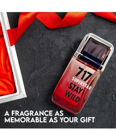 717 Superstar Sensual Woody Fragrance for Men | Long Lasting Cologne Aromatic Scent Eau de Parfum Natural Spray - Great Holiday Gift 3.4 Fl Oz/100 Ml - Buy Online on GoSupps.com
