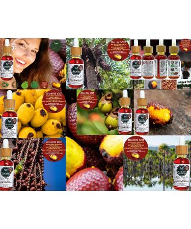 Nativilis Amazonian Buriti Oil (Mauritia flexuosa) Moriche Aguaje Richest source Beta-Carotene Vitamin A 20X More than Carrots emollient rebuild moisturize re-hydrate skin cells - Copaiba - Buy Online on GoSupps.com