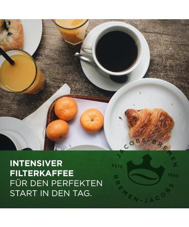  Jacobs Jacobs Professional Breakfast Filter Coffee 1kg Arabica Ground Coffee & Robusta Beans 4/5 Intensity - Buy Online on GoSupps.com