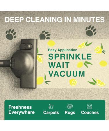 Good Natured Carpet Freshener & Deodorizer Powder Safe for Homes with Pets - Lemon & Eucalyptus - 70 Oz - Buy Online on GoSupps.com