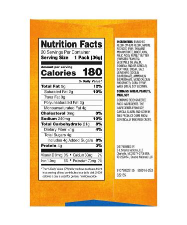 Lance Toasty & Toastchee Assorted Sandwich Crackers 40ct - Delicious Snack Pack - Buy Online on GoSupps.com