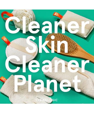 Cleanlogic Organic Cotton Exfoliating Body Scrubber - 3 Pack Reusable Exfoliator for Smooth Skin - Daily Skincare Routine Essential - Buy Online on GoSupps.com