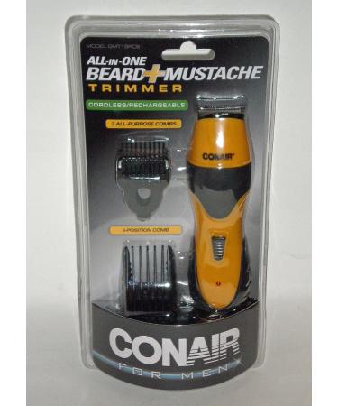 Conair Men All-In-One Beard & Mustache Trimmer - Yellow | International Shipping Available - Buy Online on GoSupps.com
