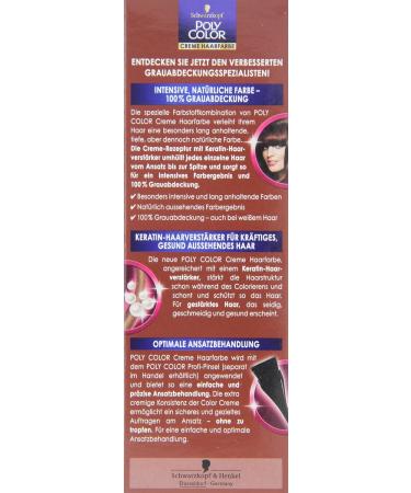 Schwarzkopf Poly Color Creme Hair Color 71 Mahogany - Pack of 2 (2 x 1 Pc) | International Shipping Available - Buy Online on GoSupps.com