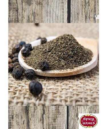 Spicy World Ground Black Pepper Powder 16oz (1lb) Bag - Table Grind - Pack of 1 - Buy Online on GoSupps.com