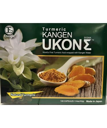 Kangen Ukon Turmeric by ENAGIC 100% Organic Multivitamins Vegeterian Capsules