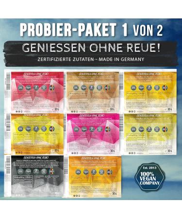8 Flavor Tasting Powder Mix Pack | 8x30g Low-Calorie Samples | Versatile Flavor Boost for Food & Drinks - Buy Online on GoSupps.com