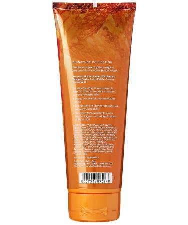 Bath & Body Works Sensual Amber Ultra Shea Body Cream 8oz - Signature Collection - Buy Online on GoSupps.com