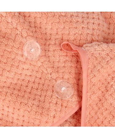 Luxurious Pink Microfiber Hair Turban | Ultra Absorbent & Fast Drying Headscarf for All Hair Types - Perfect for Curly Wet Long & Thick Hair - Buy Online on GoSupps.com