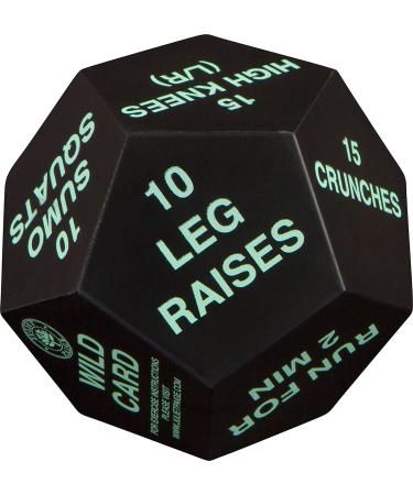 Juliet Paige Exercise Dice for Home Fitness Workouts - Green, White, Red - Cardio, HIIT, Sports - Buy Online on GoSupps.com