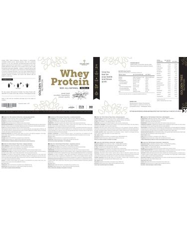 Whey Protein 1kg | 100% Natural Vanilla | No Added Sugar or Dyes | Premium Quality 1 Pack - Buy Online on GoSupps.com