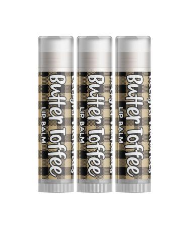 Butter Toffee Lip Balm - Set of Three