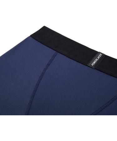 PowerLayer Boys' Compression Base Layer Thermal Skins Shorts - Navy Eclipse (12-14 Years) - Buy Online on GoSupps.com