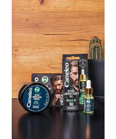 Cameleo - Pommade barbe et moustache pour homme - Pommade hydratante nourrissante adoucissante et soignante pour la barbe et le coiffage des cheveux du visage - Formule l g re au beurre de karit  - Buy Online on GoSupps.com