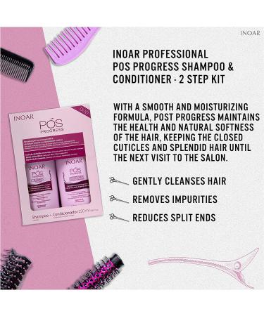 Inoar Duo POS Progress Kit Shampoo and Conditioner 250 ml - Buy Online on GoSupps.com