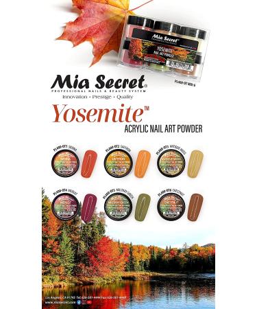 Mia Secret Yosemite Acrylic Powder Collection - Autumn/Fall 6PCS Kit for Acrylic Nails - Buy Online on GoSupps.com
