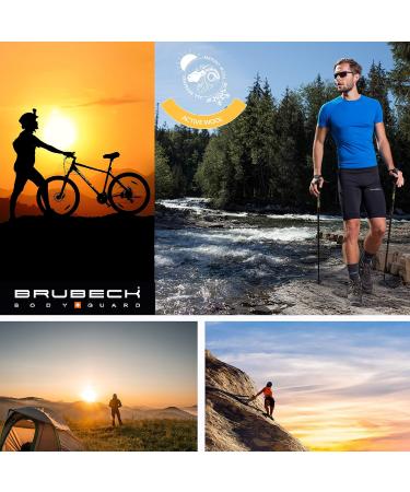 Brubeck Men's Long Arm Functional Shirt - Breathable Thermo Sport Underwear | Merino Wool | Fitness | LS12820 XL Dark Gray - Buy Online on GoSupps.com