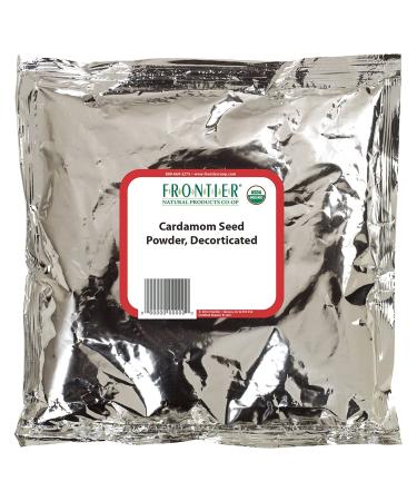 Organic Decorticated Cardamom Seed Powder - 16 oz Bag - Buy Online on GoSupps.com