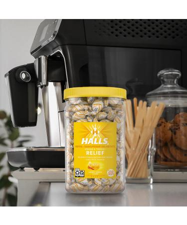 Buy HALLS Relief Honey Lemon Cough Drops - Bulk 250 Count for Soothing Cough Relief | Fast International Shipping - Buy Online on GoSupps.com