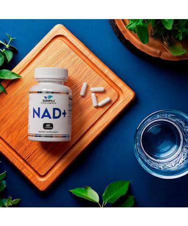 NAD Supplement for Anti-Aging and Cell Regeneration | NAD Booster 500mg Per Serving | NMN Supplement Alternative | Similar to Nicotinamide Riboside | 60 Capsules (30 Day Supply) 1 - Buy Online on GoSupps.com