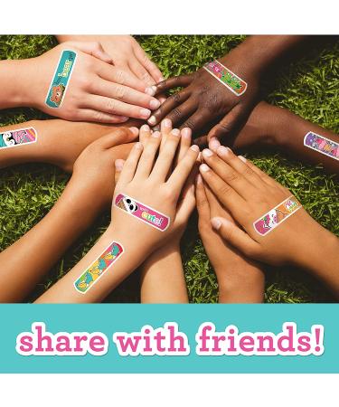 Yummy Animal Kids Bandages 100 ct - Super Cute Designs | Adhesive Antibacterial Bandages for Cuts, Scrapes, Burns | Easter Basket Stuffers for Kids - Buy Online on GoSupps.com