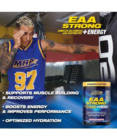MuscleMeds Maximum Human Performance EAA Strong Energy EAA Supplement All 9 EAAs BCAAs Electrolytes Coconut Water Pre-Workout Enhances Muscle Building 30 Serves - 10.26 Oz - Buy Online on GoSupps.com