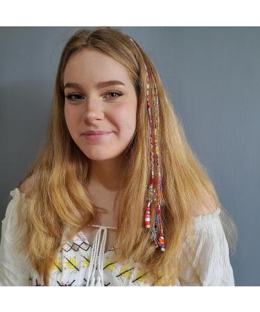 Fairy Hair Wrapping Kit - Girls Hair Accessories & Extensions | Hair Salon Styling Gifts for Girls | Festival & Party Hair for Women | Floss Wrapping DIY Kit - 10 Hair Wrap Set - Buy Online on GoSupps.com