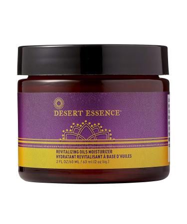 Desert Essence Organic Revitalizing Oils Moisturizer 0.96 fl oz - Gluten-Free, Vegan, Cruelty-Free | Restoring Evening Primrose, Marula & Argan Oil | Lightweight Formula for Dry or Mature Skin - Buy Online on GoSupps.com