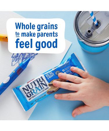 Kellogg's Nutri-Grain Blueberry Cereal Bars - 8-Count Bars (Pack of 6) - Buy Online on GoSupps.com