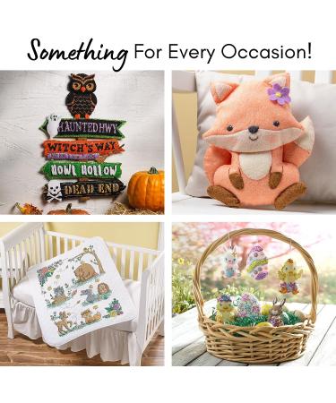 Bucilla Gingerbread Christmas Set - DIY 3D Felt Applique Ornament Kit 89383E - Buy Online on GoSupps.com