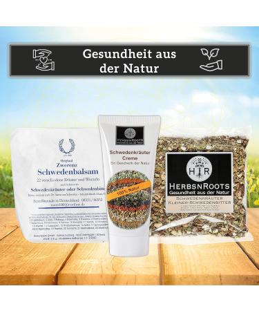 Swedish Herbs Cream Balm | Cortisone-Free | Soothes Dry Skin & Wounds | Herbsnroots 100ml - Buy Online on GoSupps.com