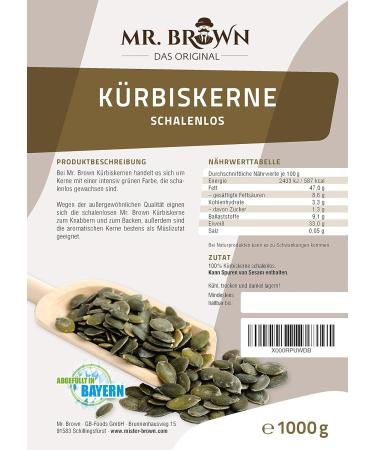 Buy 2 kg ShineSkin Shelled Pumpkin Seeds Natural & Perfect for Baking Cooking & Garnishing International Shipping Available - Buy Online on GoSupps.com